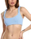 Beach Riot Effie Bikini Top In Blue