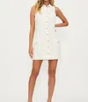 BEACH RIOT ELEANOR TWEED DRESS IN IVORY