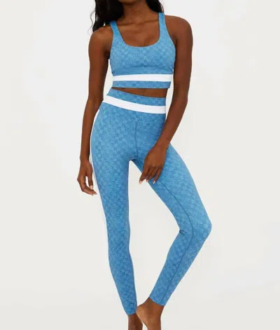 Beach Riot Elena Full Length Leggings In Denim Daze In Multi