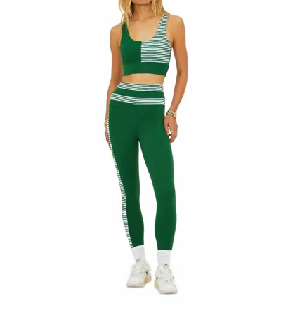 Beach Riot Elena High Rise Leggings In La Palma Stripe In Green