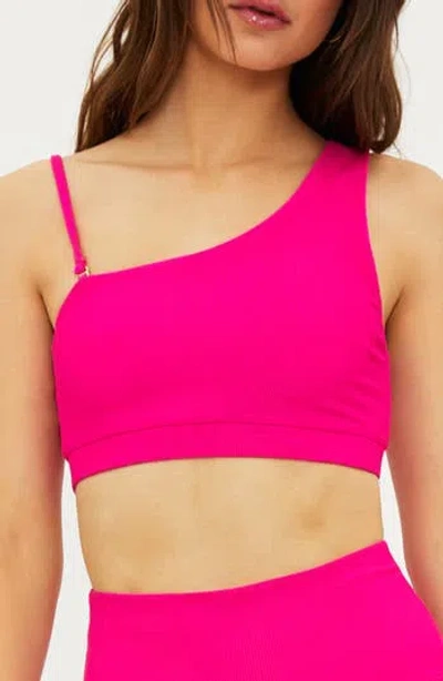 Beach Riot Ella Sports Bra Top In Pink