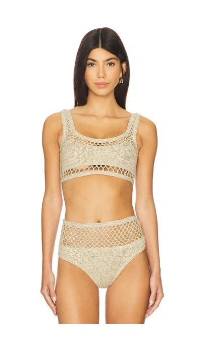 Beach Riot Elliot Top In Tan