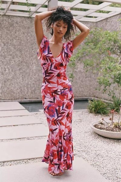 Beach Riot Elodie Maxi Dress In Pink