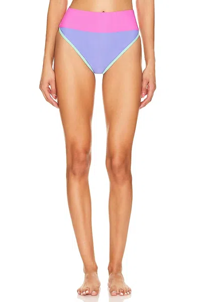 Beach Riot Emmy Bikini Bottom In High Tide In Blue