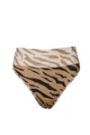 Beach Riot Emmy Bottom In Chapman Zebra In White