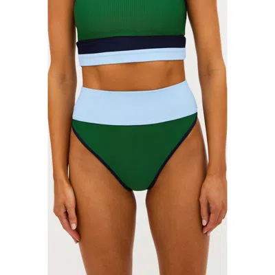 Beach Riot Emmy High Waist Rib Bikini Bottoms