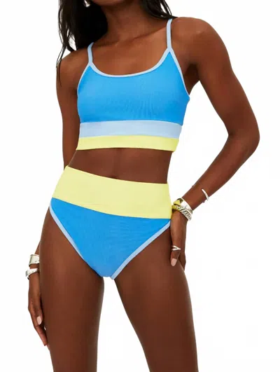 BEACH RIOT EMMY MARINA BLUE BIKINI BOTTOM