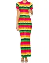 Beach Riot Emory Maxi Dress In Mango Tango In Multi