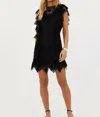 Beach Riot Eugenia Macramé Lace Mini Dress In Black In Black