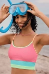 Beach Riot Eva Bikini Top In Multi