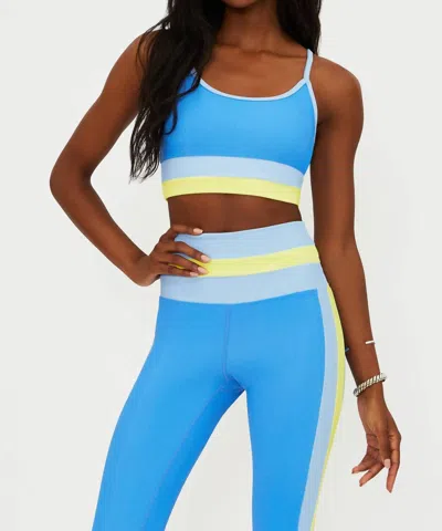 BEACH RIOT EVA TOP IN MARINA BLUES