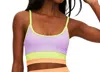 Beach Riot Eva Top In Sundazed Colorblock In Multi