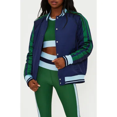 Beach Riot Flight Jacket In Blue