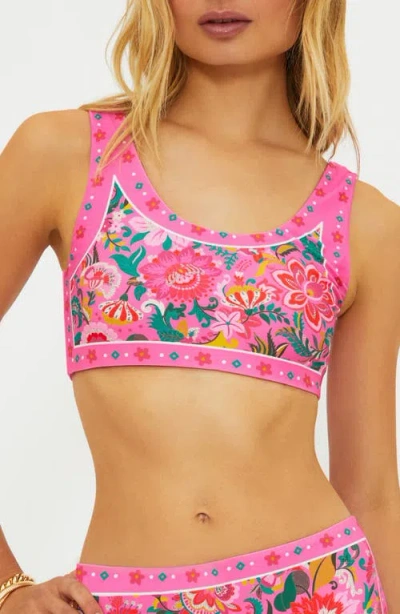 Beach Riot Francis Bikini Top In Multi