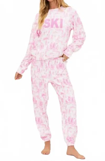 Beach Riot Georgie Ski Pant In Powder Pink