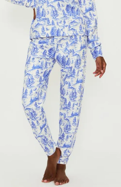 Beach Riot Georgie Sweatpants In Alps Toile