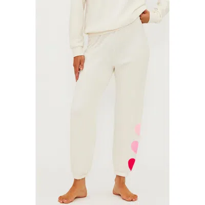 Beach Riot Georgie Sweatpants In Xoxo Cream