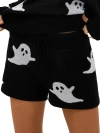 Beach Riot Balboa Ghost Sweater Shorts In Bewitching Boo