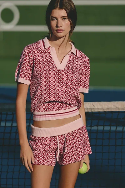 Beach Riot Giana Short-sleeve Top In Orange