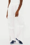 BEACH RIOT GIANNA COTTON & LINEN CARGO PANTS