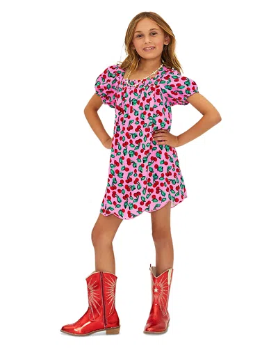 Beach Riot Girls' Little Ollie Dress - Little Kid, Big Kid In Pink