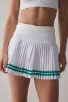 Beach Riot Gloria Pleated Skort In Courtside White