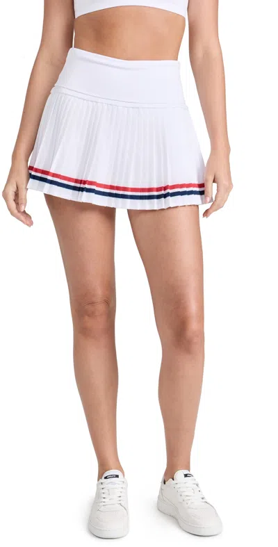 Beach Riot Gloria Skirt Americana In White