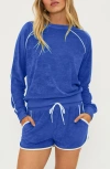 BEACH RIOT BEACH RIOT GREER VELOUR SWEATSHIRT