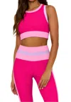 Beach Riot Gwen Colorblock Racerback Sports Bra