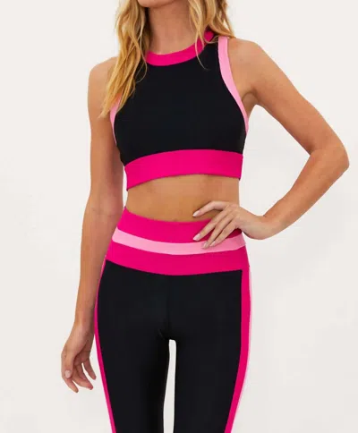 Beach Riot Gwen Top In Amour Colorblock In Multi