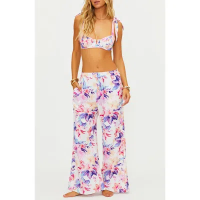 Beach Riot Hampton Wide Leg Cover-up Pants In Multi