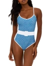 BEACH RIOT HARMONY BELTED ONE-PIECE