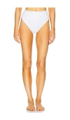 Beach Riot Hazel Bikini Bottom In White Magnolia Eyelet