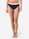 Beach Riot Heidi Bikini Bottom In Liberty Color Block In Multi