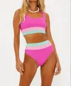 Beach Riot Heidi High Rise Bikini Bottom In Multi