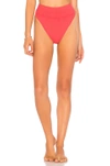 Beach Riot Highway Bikini Bottom In Red