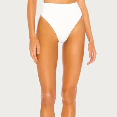 Beach Riot Highway Bikini Bottom In White