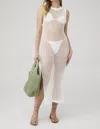 Beach Riot Holly Cover Up Dress In White In White