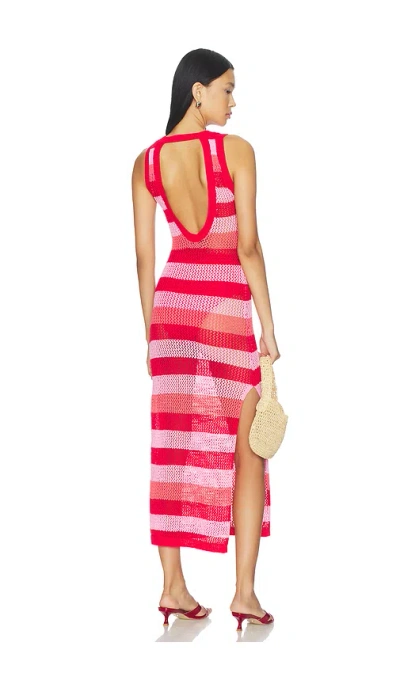 Beach Riot Holly Rose Dress In Red