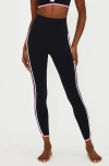 Beach Riot Ida Colorblock Racerback Sports Bra In Prism Pink And Black