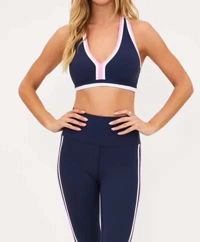 Beach Riot Ida Racerback Top In Sleet Colorblock In Multi