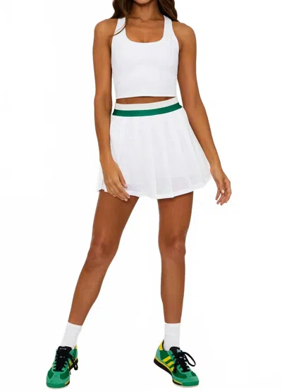 Beach Riot Irina Mini Skirt In White