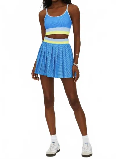 Beach Riot Irina Skirt In Marina Blue