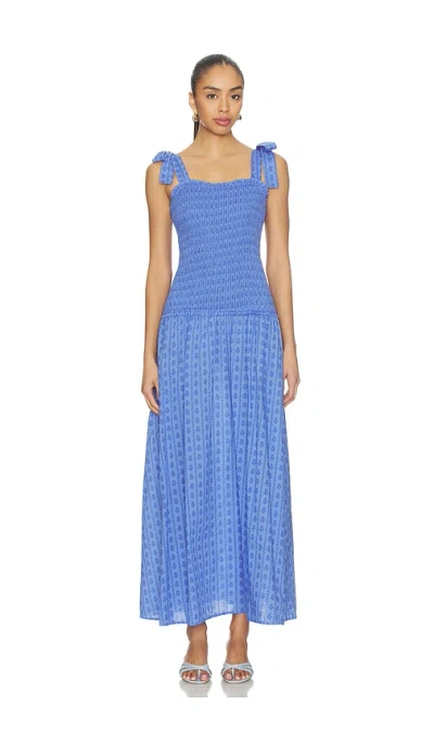 Beach Riot Isadora Maxi Dress In Blue