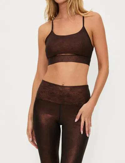 BEACH RIOT ISLA RACERBACK TOP IN BROWN