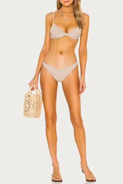 Beach Riot Island Bikini Bottom In Tan In Neutral