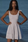 BEACH RIOT JACEY BOW-STRAP MINI DRESS