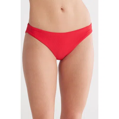 Beach Riot Janine Bikini Bottoms In Red