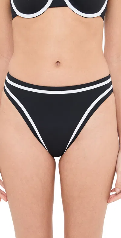 Beach Riot Jemma Bottoms Bandana Black