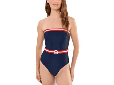 Beach Riot Jessa One-piece Women's Swimsuits One Piece Twilight Firework Color-block: Sm In Blue